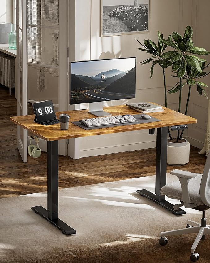 Marsail Standing Desk Adjustable Height Stand up Home Office Desk, ‎ 48x24 Inch - Image 2