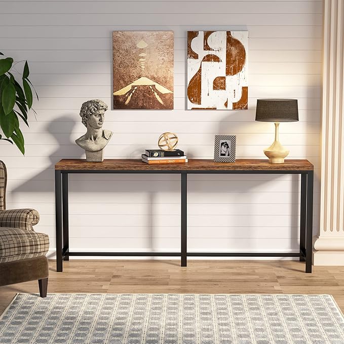 Tribesigns 70.9 inch Extra Long Console Table Behind Couch, Easy Assembly Sofa - Image 5