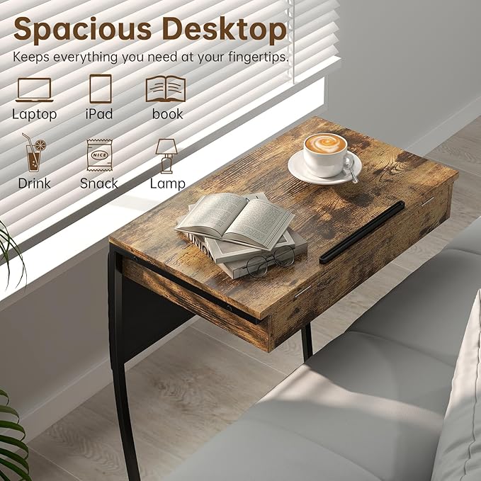 Hadulcet TV Tray Tables, Laptop Stand - Image 5