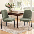 COLAMY Modern Dining Chairs Set of 2, Fabric Upholstered Dining Room Chairs by COLAMYINC