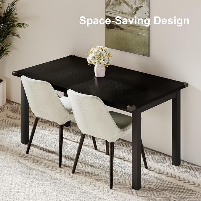 Feonase 63 Inch Extendable Kitchen Table, Modern Farmhouse Dining Table - Image 7
