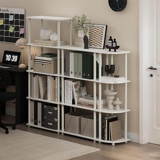 Furinno Turn-N-Tube 4-Tier Multipurpose Shelf Display Rack - Image 2