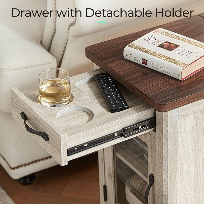 LINSY HOME Farmhouse End Table - Image 6