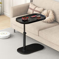 C Shaped Side Table Adjustable Height, 360°Swivel C Shaped End Table, Couch by TRUNYAQI