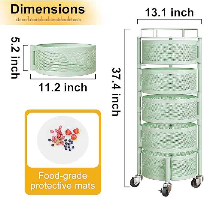 SNTD Fruit and Vegetable Basket Bowls - Image 2