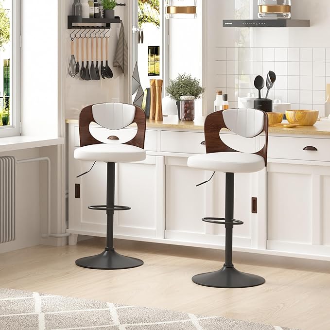 VECELO BarStools Set of 4, Kitchen Island Stools - Image 9