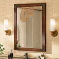 TETOTE 22 x 30 Walnut Wood Mirror by TETOTE