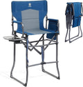 EVER ADVANCED Portable 30.7" Seat Height Tall Folding Chair Directors Chair by EVERADVANCED