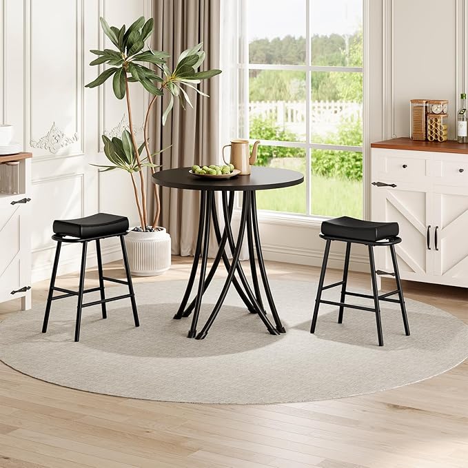 HOOBRO Bar Stools, 24” Barstools - Image 3