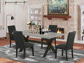 East West Furniture X697DR124-5 5 Piece Dining Room Furniture Set Includes a by EastWestFurniture