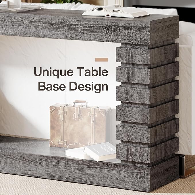 Tribesigns 70.8-Inch Long Console Table, Wood Entryway Table - Image 8