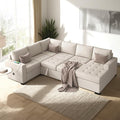 108.3 Inch Modular Sectional Sleeper Sofa by Unknown