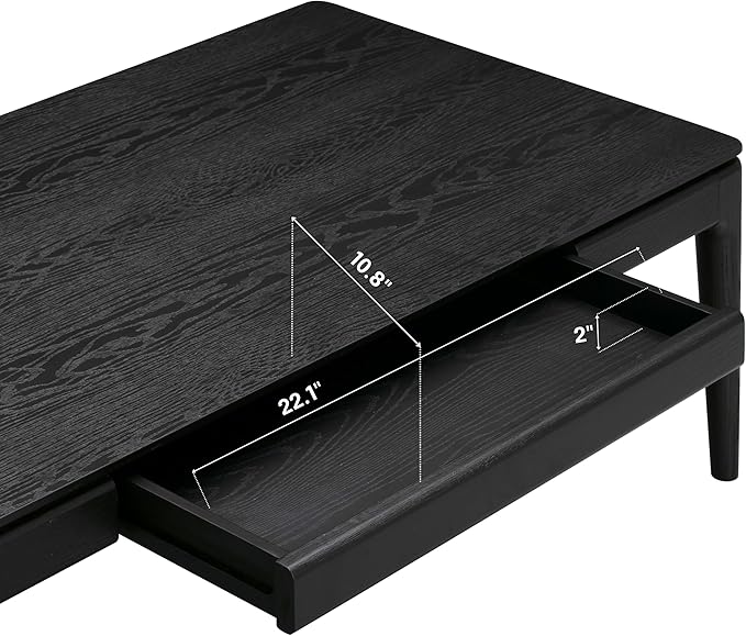 NTC Mingle Modern Wooden Rectangle Coffee Table - Image 7