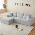 INGEROOM 108" Cloud Sectional Couch, Modular Sectional Sofa by INGEROOM