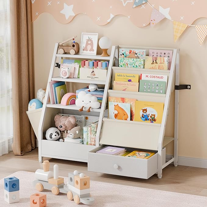 Kids Bookshelf and Toy Storage by HAVLOTII