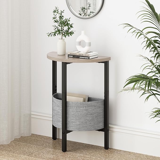 Vagusicc Small Round Side Table End Table - Image 2