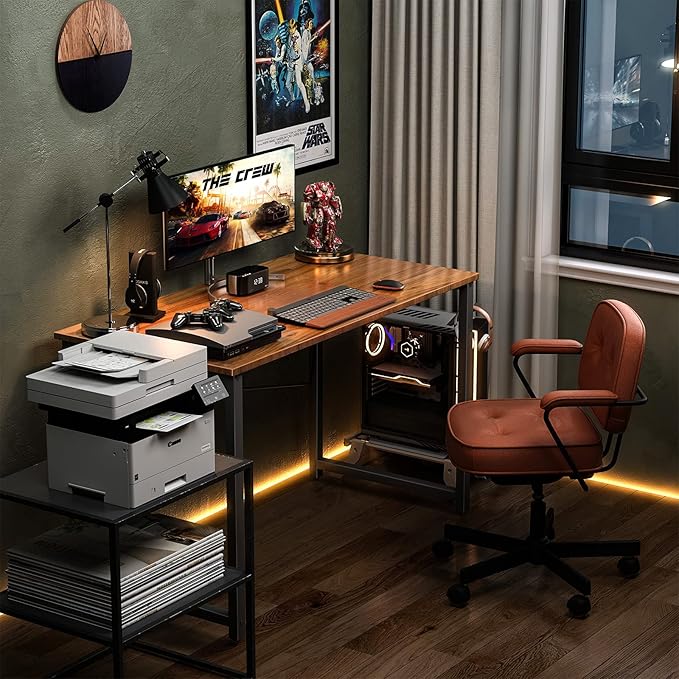 Coleshome 40 Inch Computer Desk, Modern Simple Style Desk - Image 5