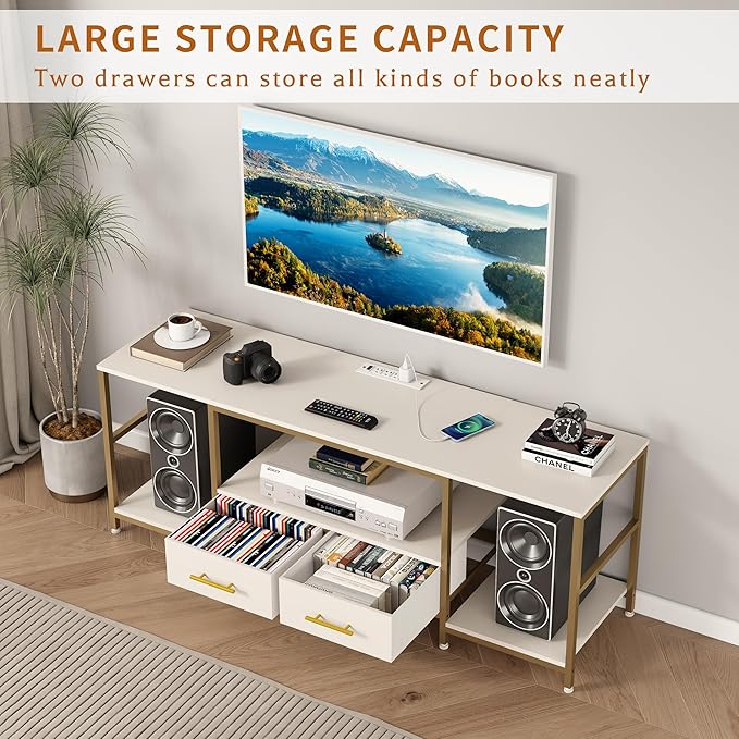 TV Stand for 75 Inch TV, TV Stands for Living Room - Image 3