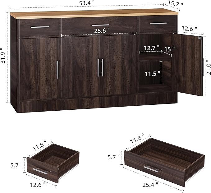 Shintenchi Sideboard Buffet Cabinet - Image 2
