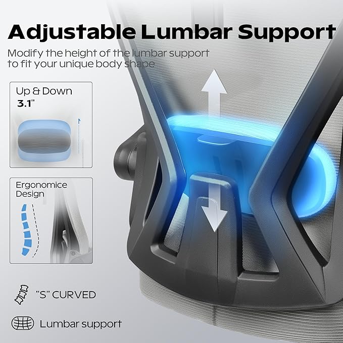 Ergonomic Office Chair, Home Office Desk Chair - Image 6