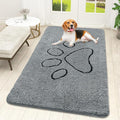 OLANLY Door Mat for Muddy Dog Paws 59x32, Ultra Absorbent Chenille Mud Doormat by OLANLY