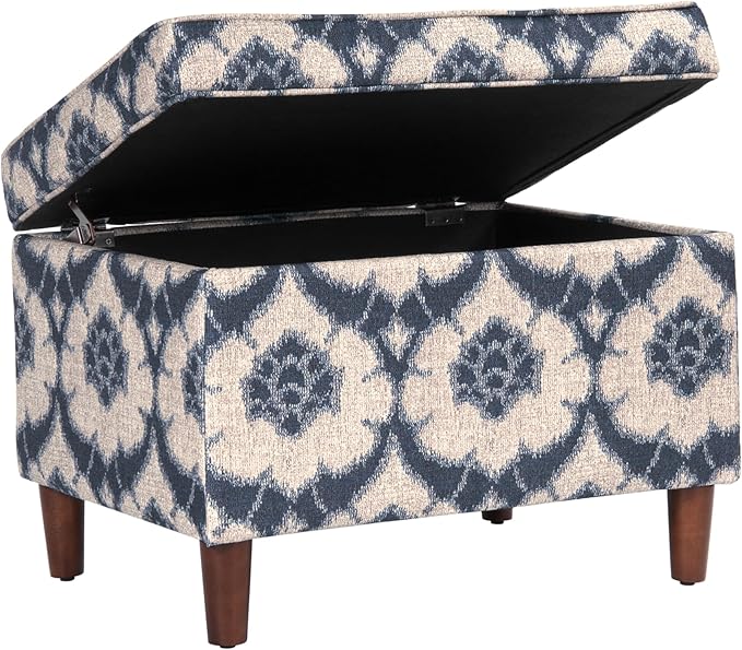 Home Decor | Dinah Collection Modern Storage Ottoman | Ottoman - Image 9