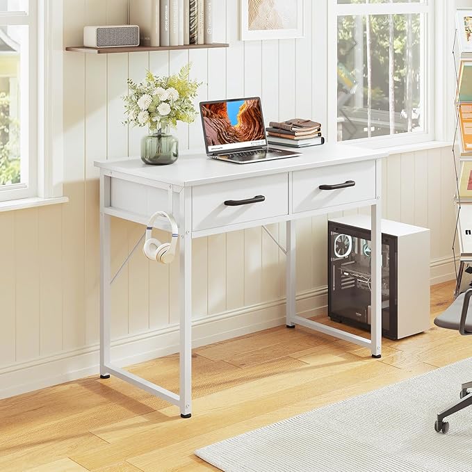 Casaottima 32 Inch Small Office Computer Desk - Image 2