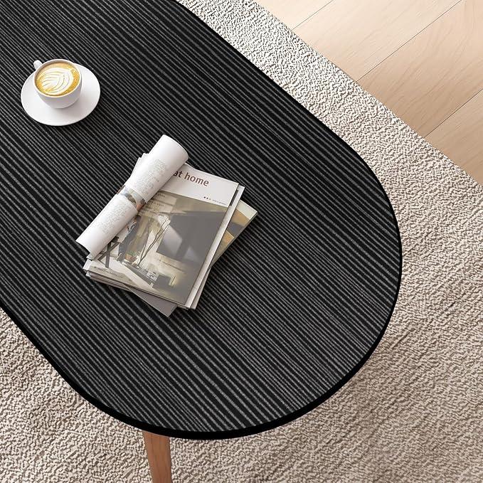 Oval Coffee Table Low Table - Image 6