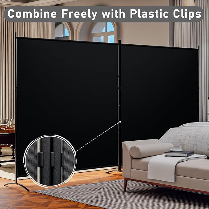 Room Divider 63''W x 71''H Large Single Panel, Privacy Screen - Image 5
