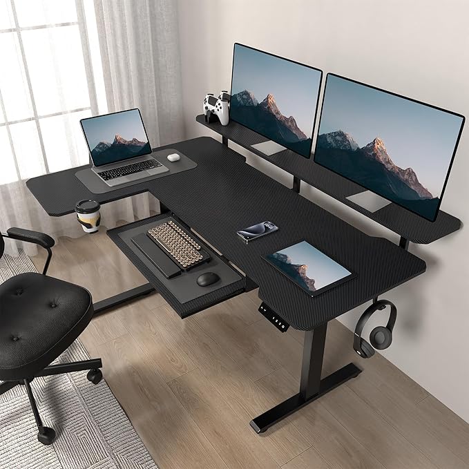 59 Inch L Shaped Standing Desk - Image 2