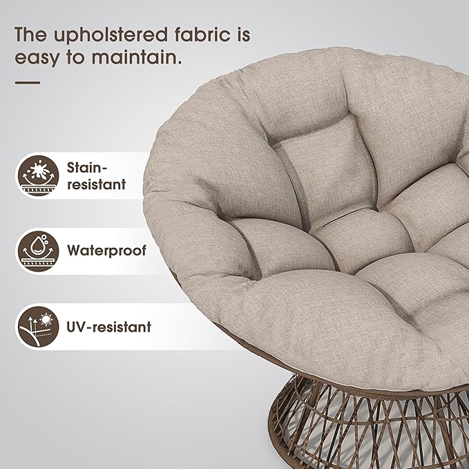 Ball & Cast Ergonomic Wicker Chair - Image 4