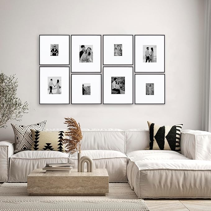 Camden Reed Arcadia 8 Piece Oversized Gallery Wall Frame, 16x20 and 16x16 Inch - Image 2
