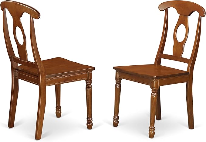 East West Furniture NANA7-SBR-W 7 Piece Kitchen Table Set Consist of a - Image 7