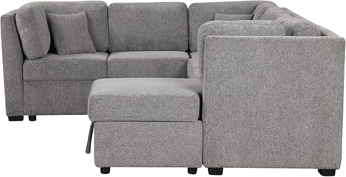 Ball & Cast 108.6" Sleeper Sectional Pull Out Sofa - Image 4