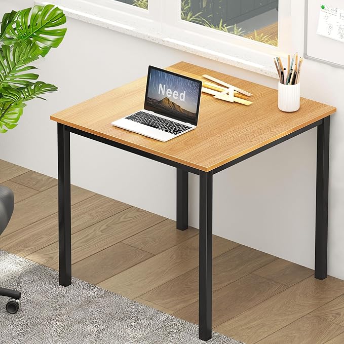 Need Small Square Dining Table- 31-1/2'' Sturdy and Heavy Duty Writing Desk - Image 4