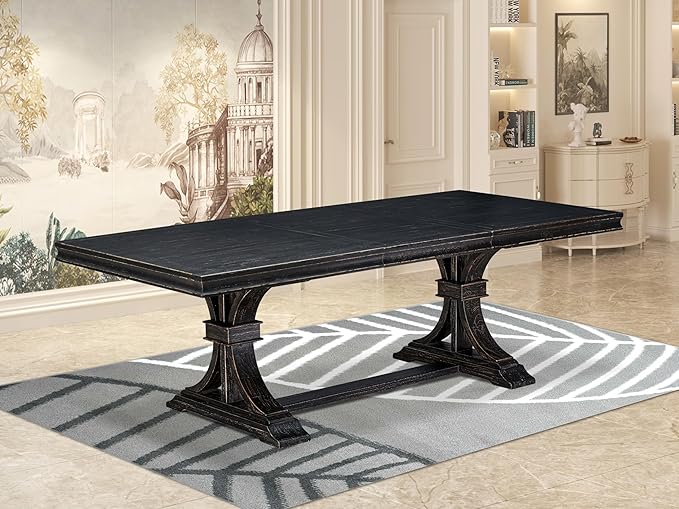 LET-SBB-TP - a Mid-Century Dining Table by LuxebyEastWestFurniture