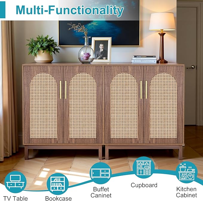 59" Sideboard Buffet Cabinet - Image 6