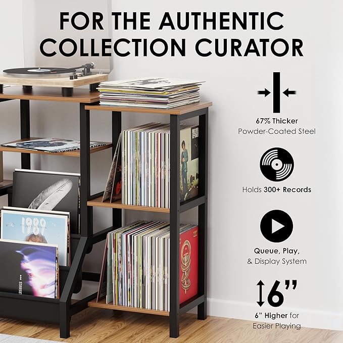 REVOLV Tall Record Player Stand - Image 2