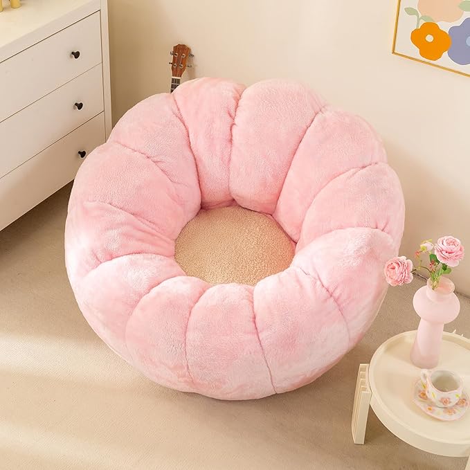 Pumpkin Bean Bag Sofa Chair for Adult, Beanbag Couch - Image 8