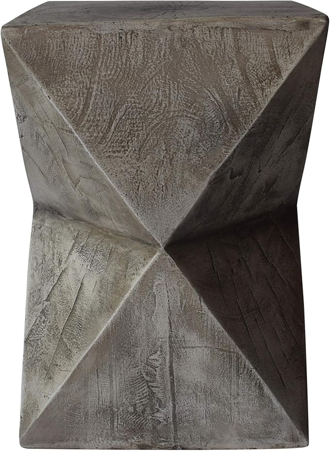 Christopher Knight Home Manuel Weight Concrete Accent Table, Light Gray - Image 9