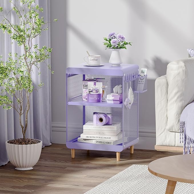 Kids Nightstand, Kids Bedside Table, Teen Girls Night Stand, Toddler Night Stand - Image 9
