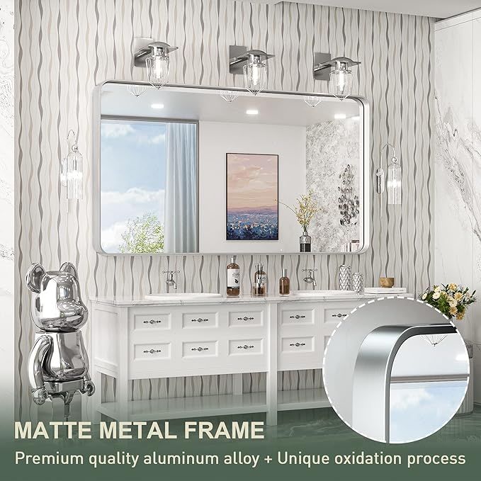 TokeShimi 60 x 30 Inch Wall Mirror - Image 2