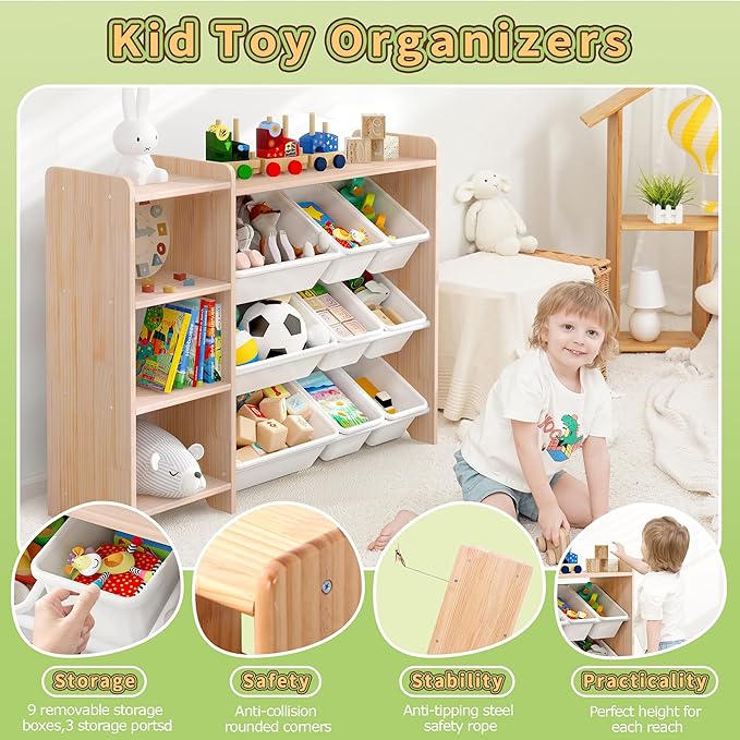 MallBest 4-Tier Kids' Toy Storage Organizer Shelf - Image 6