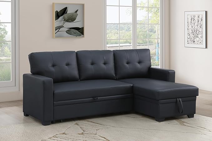 Devion Furniture Garisa 4-in-1 Convertible L Shaped Couch - Image 3