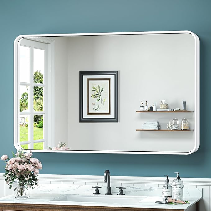 TokeShimi 40 x 24 Inch Wall Mirror by RefinedBathroomAccessories