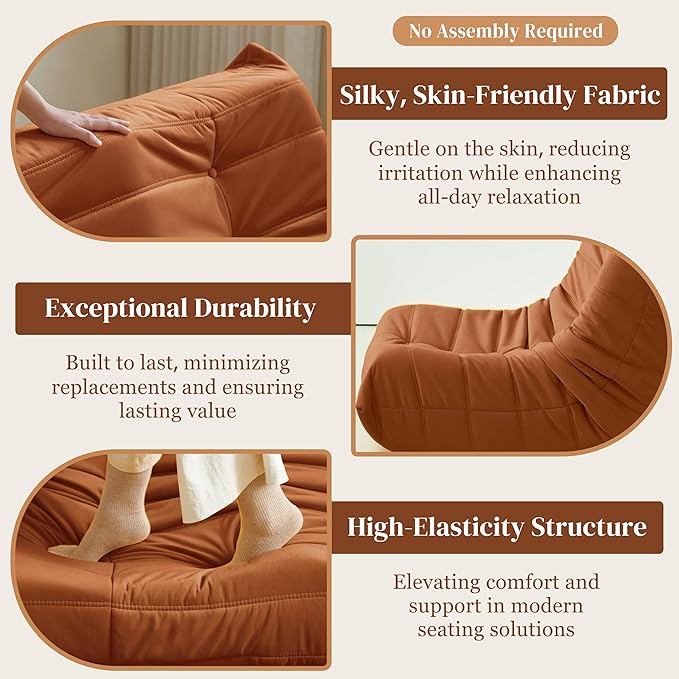 Bean Bag Chair, Fireside Chair Bean Bag Sofa - Image 5