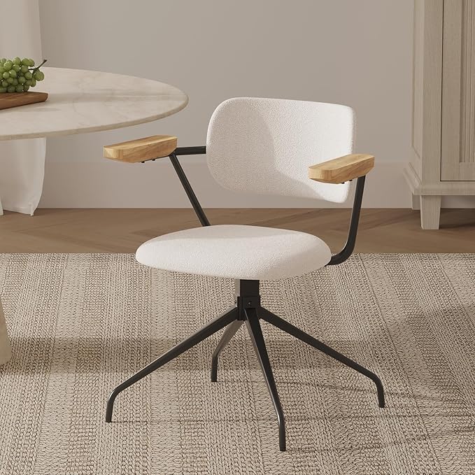 Modern Swivel Dining Chairs Set of 2 - Image 7