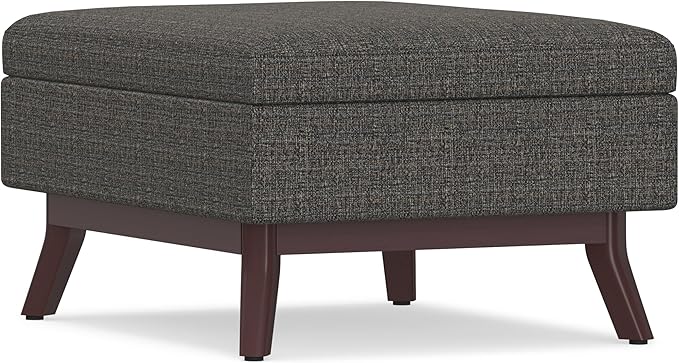 SIMPLIHOME Owen 34 inch Wide Mid Century Modern Rectangle Coffee Table Storage - Image 7