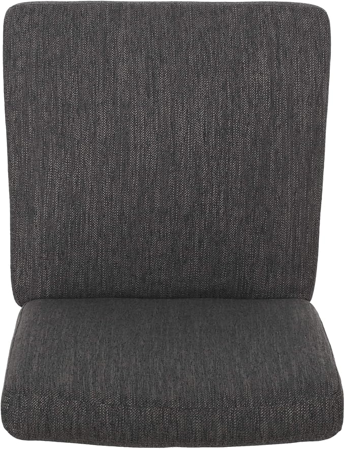 Christopher Knight Home Kuna Contemporary Upholstered Dining Chair, Charcoal + - Image 6