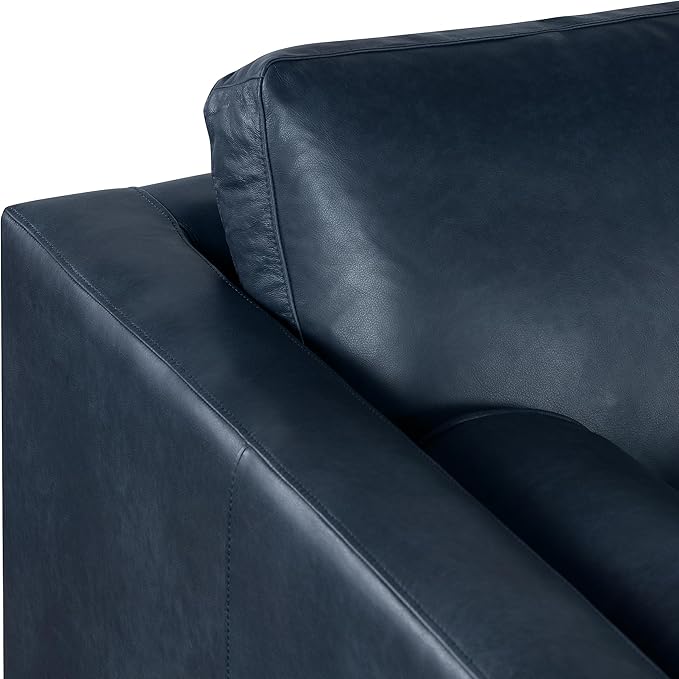 POLY & BARK Napa Furniture, Right Facing Sectional Sofa, Midnight Blue - Image 6